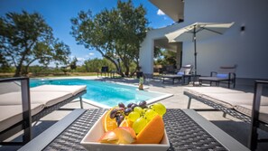 Pool - Villa Karla with pool&sea view by Villas Guide (Banjol)