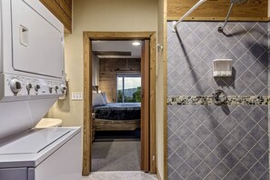 Bathroom - Cozy Cabin with Hot Tub and Incredible Views in Compton, AR (Compton)