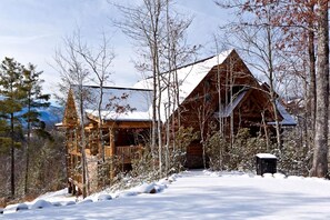 Exterior - Stunning Secluded Cabin with Fire Pit and Hot-tub in Pittman Center, Tennessee (Pittman Center)