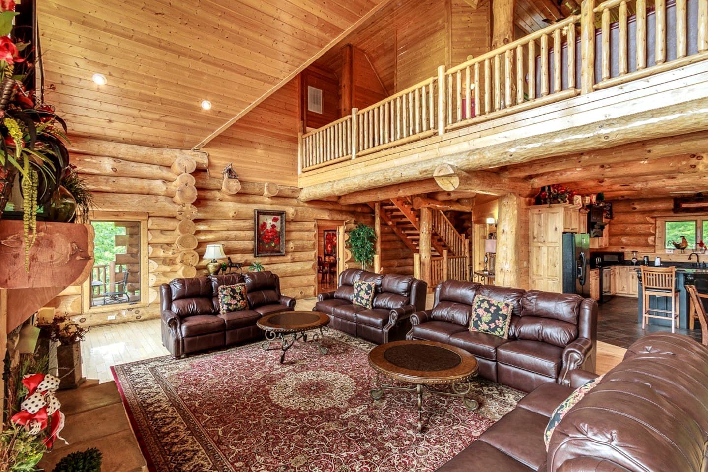 TV, fireplace, video games, DVD player