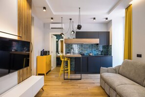 Apartment, 1 Bedroom | Living area | 30-inch TV with satellite channels - Tribunali Trendy Accommodations by Wonderful Italy (Naples)