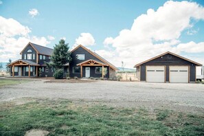 Exterior - Spacious Farmhouse Estate with Mountain Views & Dual Kitchens near Skiing and Trails in Tetonia, Idaho (Tetonia)