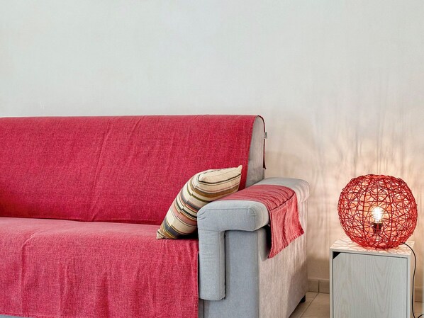 Ferienhaus, Balkon | Wohnbereich