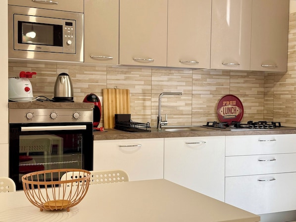 Ferienhaus, Balkon | Eigene Küche