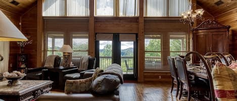 TV, fireplace, video games, DVD player