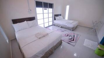 Free WiFi, bed sheets