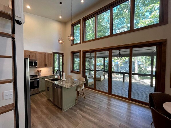 Interior - Lakefront Cabin with Two Decks and Back Yard in Tennessee (Tracy City)