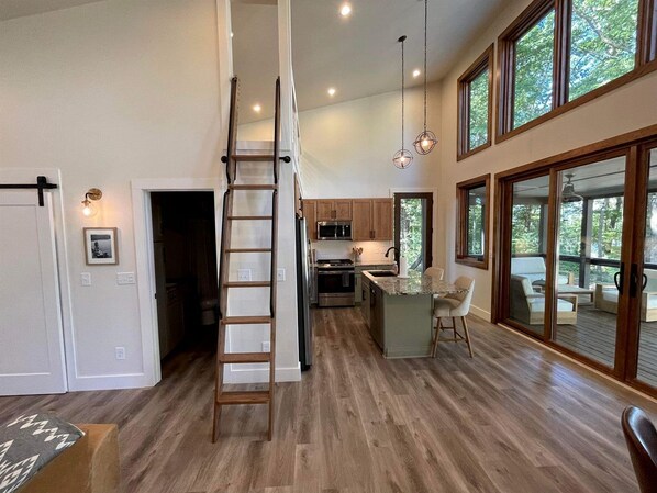 Interior - Lakefront Cabin with Two Decks and Back Yard in Tennessee (Tracy City)