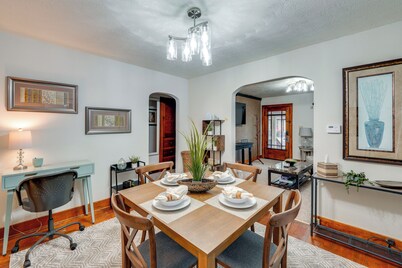 1 Mi to Akron Zoo: Ranch-style Home w/ Yard!