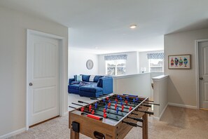 House (5 Bedrooms) | Interior - Game Room + Patio: Spacious Ocean View Home (Ocean View)