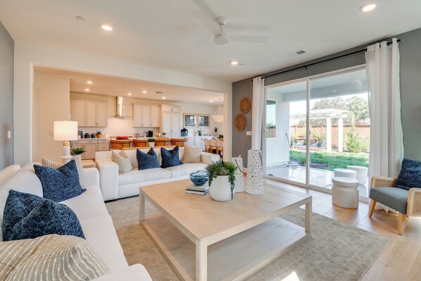 House (3 Bedrooms) | Interior - Elegant & Spacious Retreat w/ Yard in Woodland! (Woodland)