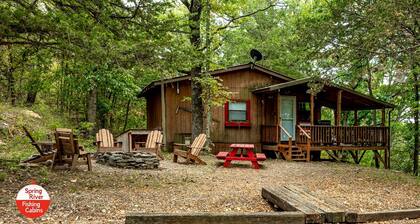 Picturesque Cabin with Fire Pit in Miami, Oklahoma
