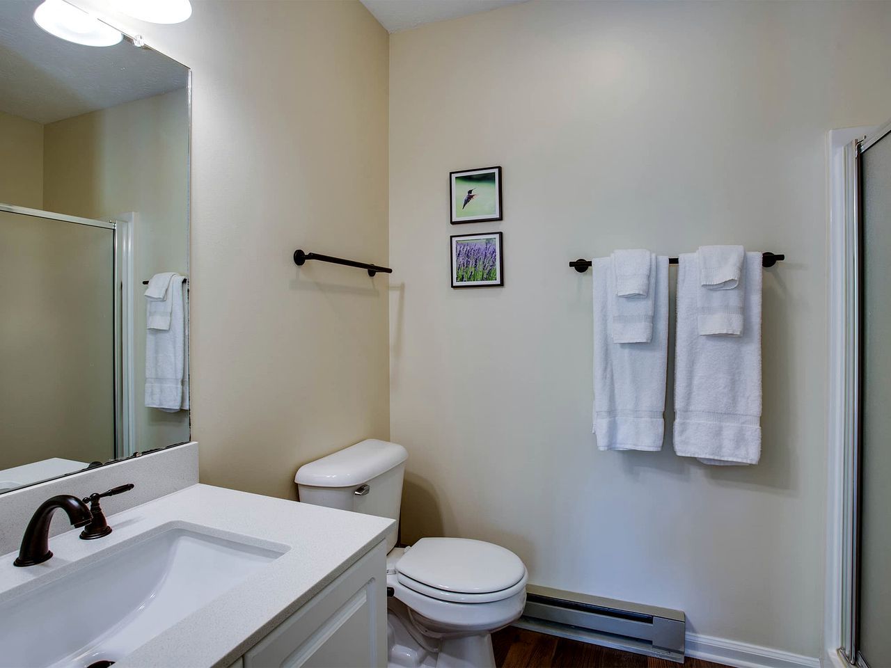 Towels, toilet paper