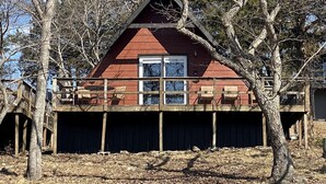 Unclassified image, 3 of 13, button - Lakeside Glamping in an A-Frame Cabin on Table Rock Lake, Missouri (Branson)