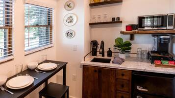Microwave, coffee/tea maker