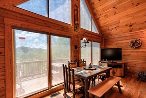 Unclassified image, 3 of 17, button - Dreamy Log Cabin with Spectacular Mountain Views in Topton, North Carolina (Topton)