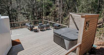 Family Adventure in a Unique Dome near Fall Branch Falls, Cherry Log, GA