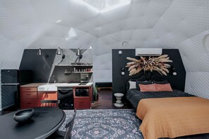 1 غرفة نوم وواي فاي وملاءات أسرّة