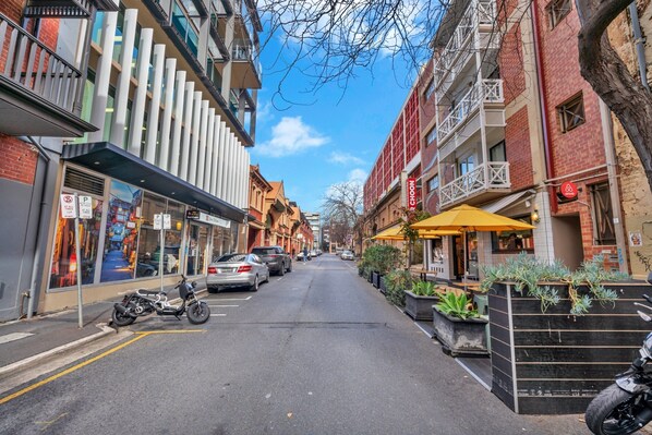 Apartment | Exterior - Bright 1-bed Unit With Balcony in Central Adelaide (Adelaide)