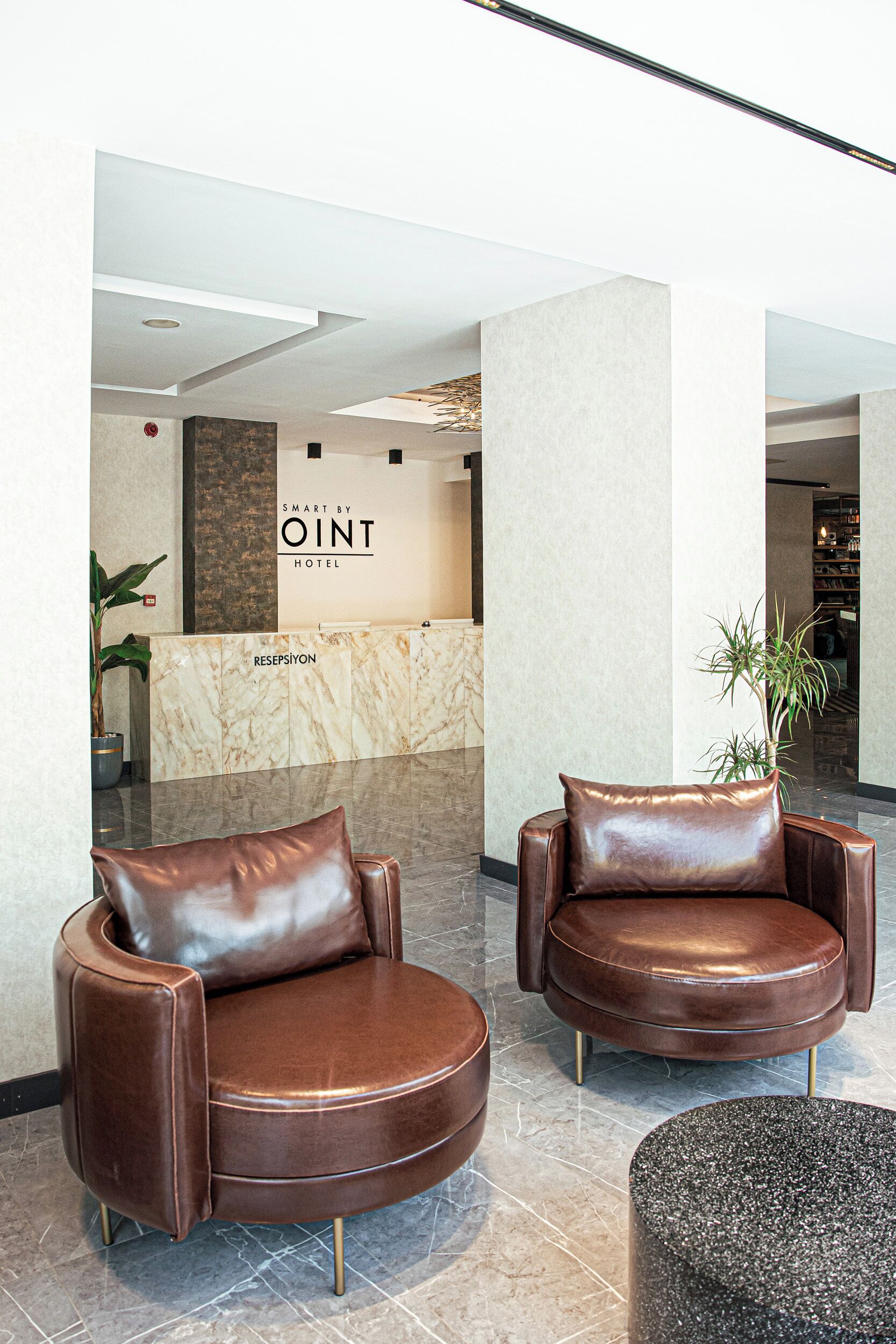 Sitteområde i lobbyen