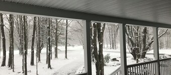 Cozy 2B/2B cabin in idyllic private setting in Brackney, PA + 1B/1B DS Apt. Ex.