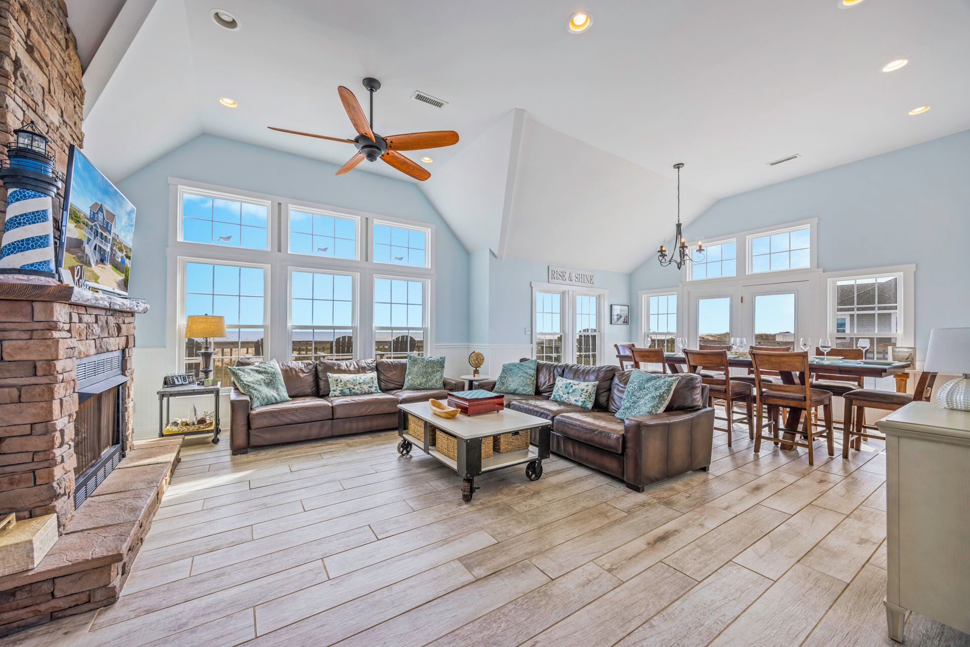 Smart TV, video games, table football, books