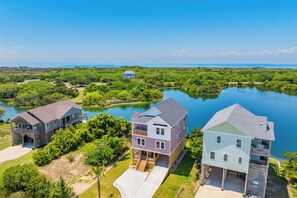 Exterior - Brand New Soundside Avon Home with Hot Tub and Water Views (Avon)