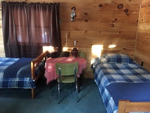 2 bedrooms, desk, iron/ironing board, WiFi - Charming Lakefront Cabin Rental with a Fire Pit near Brownville, Maine (Brownville)