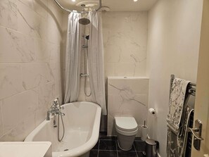 Shower, hair dryer - Ground Floor 1BDR Garden Flat South Croydon (Greater London)