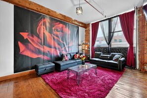 Leilighet, 1 soverom | Oppholdsområde | Smart-TV