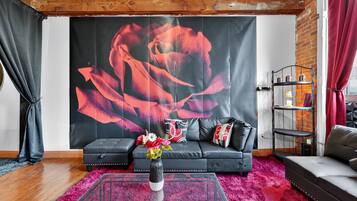 Apartment, 1 Bedroom | Living area | Smart TV