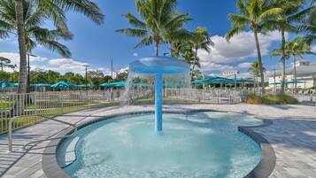 Una piscina riscaldata