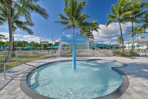 Una piscina riscaldata