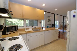 Fridge, microwave, oven, stovetop - Tranquil Wellfleet Retreat with Deck & Screened Porch (2419) (Wellfleet)