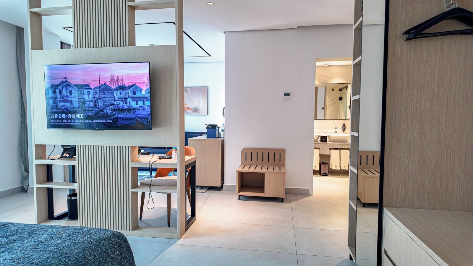 Free minibar, in-room safe, desk, blackout curtains