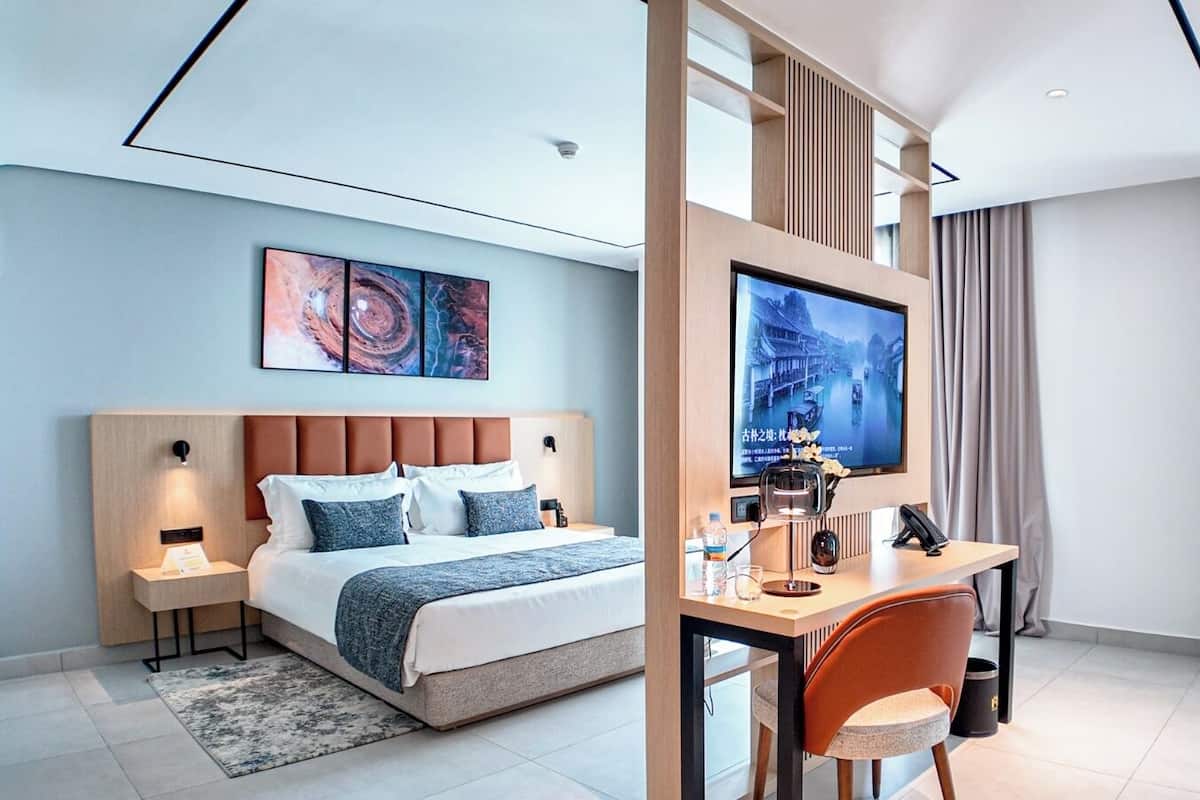 In-room safe, desk, blackout drapes, iron/ironing board