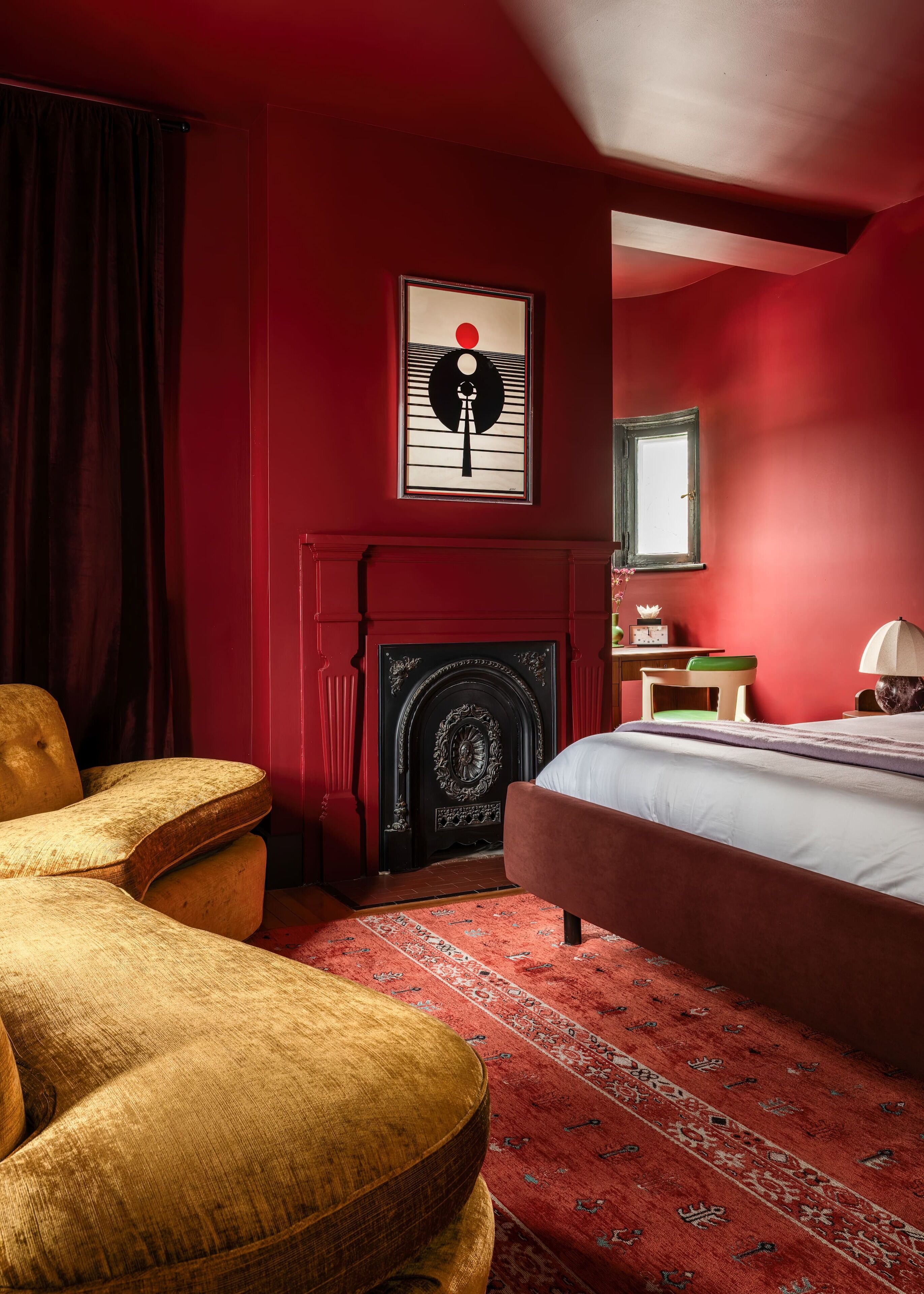 1 slaapkamer, een bureau, een strijkplank/strijkijzer, wifi