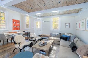 TV - Hummingbird House | Charming Downtown Home with/ Loft & Fireplace (Telluride)