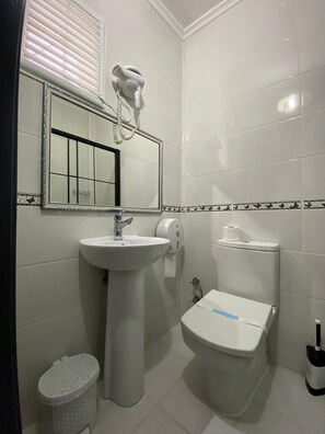 Habitación económica doble | Tabla de planchar con plancha y wifi gratis