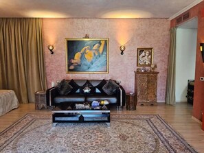 House, Multiple Bedrooms, Smoking, Private Pool | Living area - Villa de Luxe sur la Palmeraie de Marrak (Marrakech)