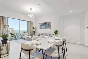 Dining - Skyline Splendor 2bedroom with Burj Khalifa View (Downtown)