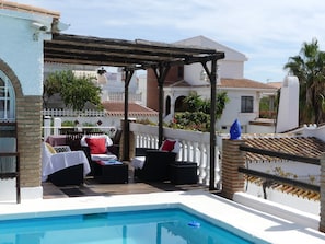 Pool - Holiday Home 'Monte Azul' with Private Pool, Wi-Fi and Air Conditioning (Benajarafe)