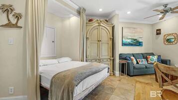 1 dormitori, planxa i posts de planxar, wifi i roba de llit