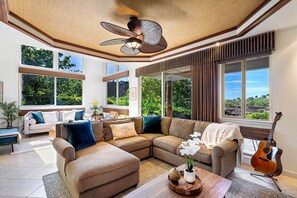 Kondominium, Beberapa Tempat Tidur, beranda, pemandangan kebun (Palm Villas at Mauna Lani H1) | Area keluarga