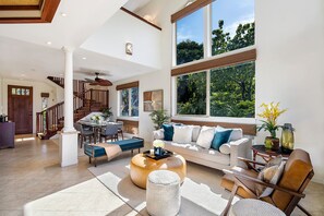 Kondominium, Beberapa Tempat Tidur, beranda, pemandangan kebun (Palm Villas at Mauna Lani H1) | Area keluarga