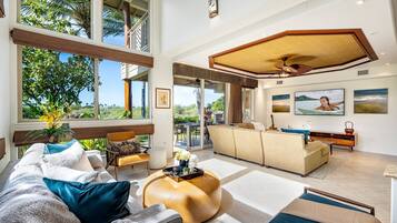 Kondominium, Beberapa Tempat Tidur, beranda, pemandangan kebun (Palm Villas at Mauna Lani H1) | Area keluarga