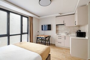 1 Schlafzimmer, Bügeleisen/Bügelbrett, kostenloses WLAN, Bettwäsche