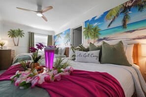 5 عدّة غرف نوم ومكواة/لوح كي وخدمة الإنترنت وملاءات أسرّة