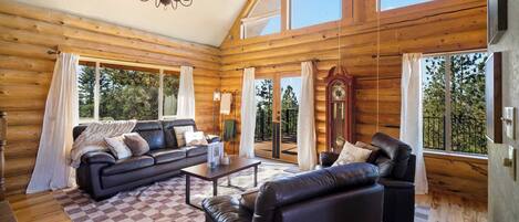 Télévision, cheminée