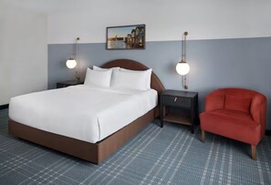 1 slaapkamer, een strijkplank/strijkijzer, gratis wifi, beddengoed